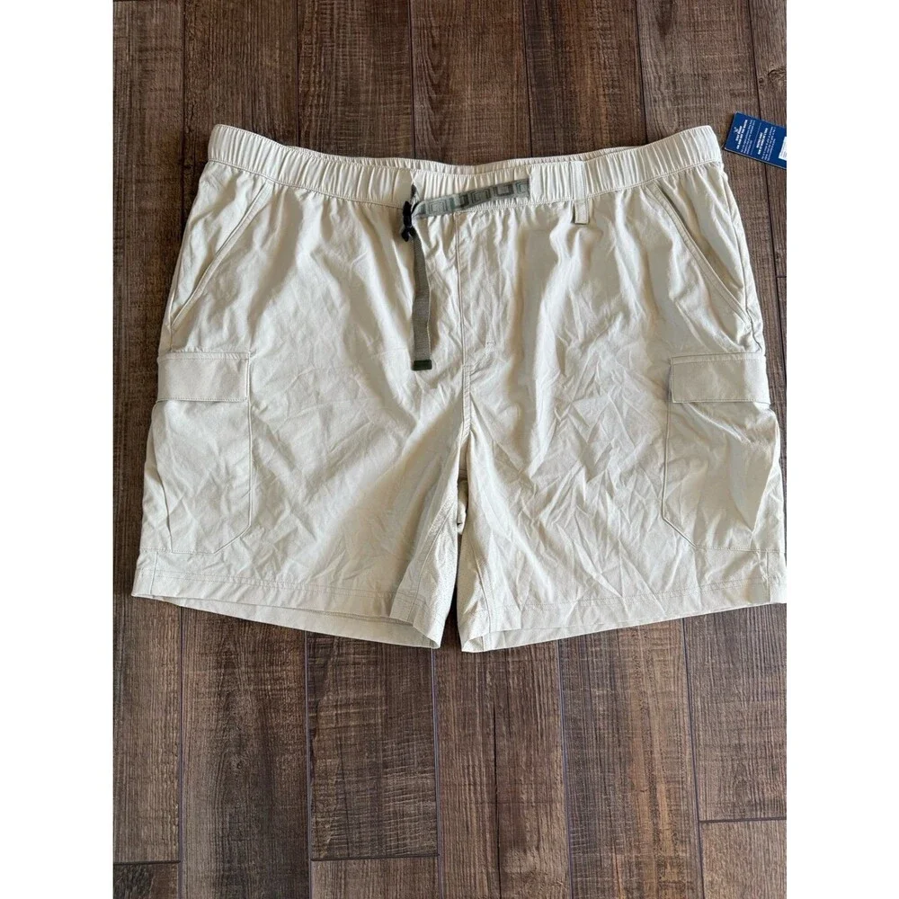 Men’s Huk Creek Bed Cargo Shorts Sz. XXXL NWT Light Tan